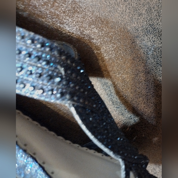 NWOT Charter Club Blue Wedge Heels - Picture 8 of 9